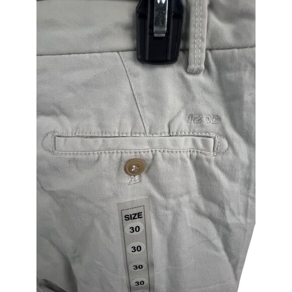 Saltwater Izod NWT Mens 9.5''' Twill Stretch Shorts Sz 42 Beige Gorpcore Outdoor - Picture 12 of 16